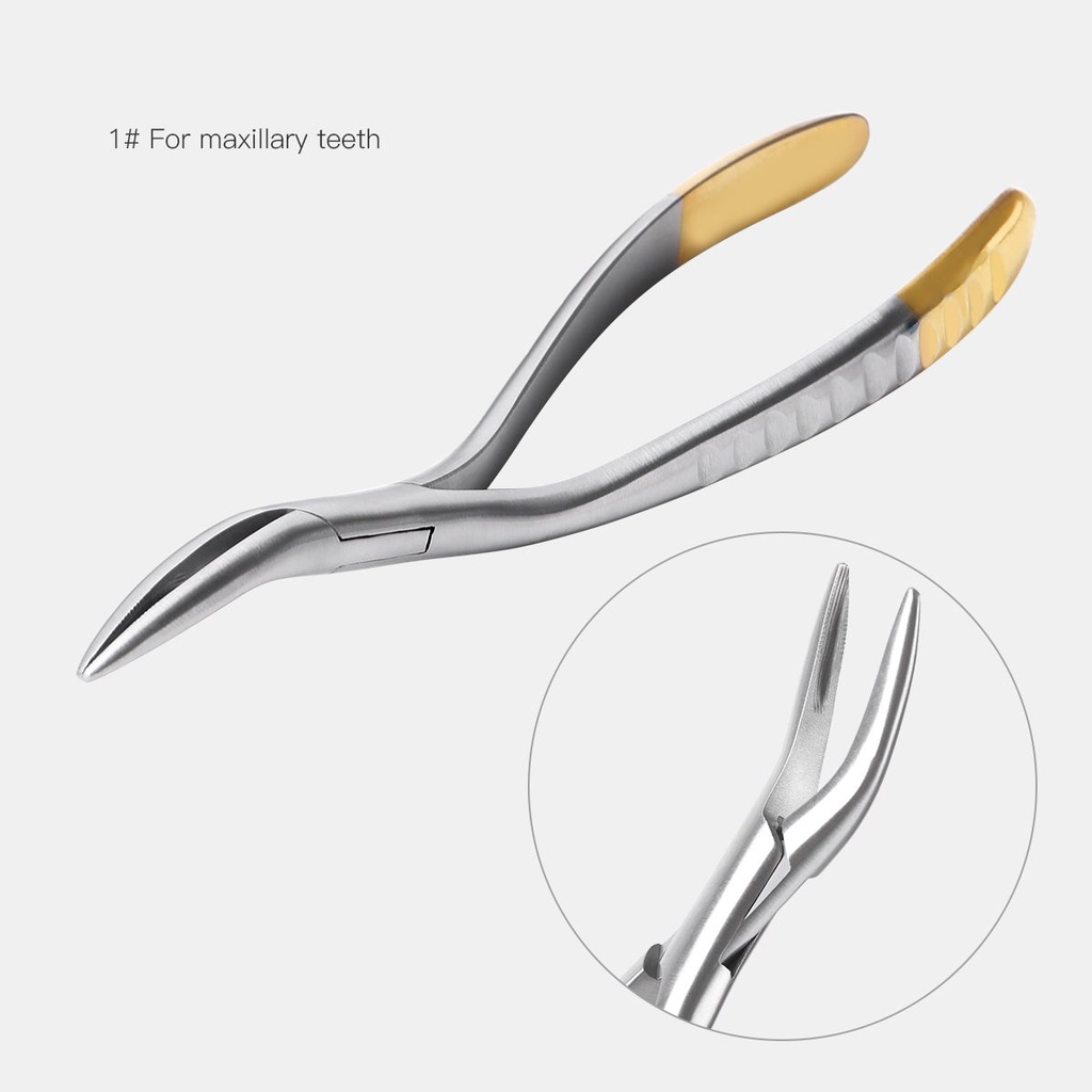 [1335000116] #1 Maxillary Teeth Root Fragment Minimally Invasive Extraction Forceps (Tooth Extraction Forceps / 1 Pc)