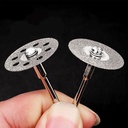 Dental Lab Diamond Disc Cutting Double Side Disk Tool For Polisher 22mm 15pcs/box
