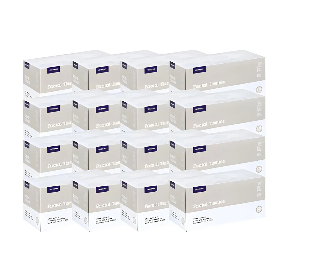 [1] Premium Ultra-Soft Facial Tissues – 224 Sheets for Skincare Excellence (Carton (24 Packs))