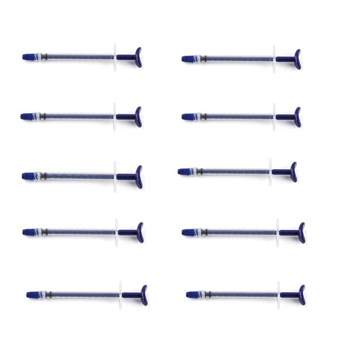 [1793000021-10] Dental Endo Irrigation Syringe Plastic Blue 1ML 1pc/Pack (10 Pcs)