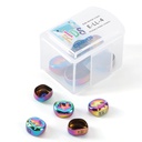 48 Sizes Dental Colored Primary Molar Kids Crown Teeth Stainless Steel Preformed Temporary Crowns 5pcs/Box