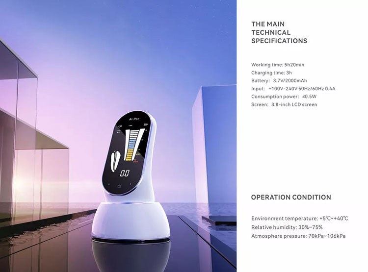 [10202009] Woodpecker Ai-Pex Apex Locator with Pulp-Testing function Root Canals Four Working Modes 3.8" LCD Touch Screen (1 Set)