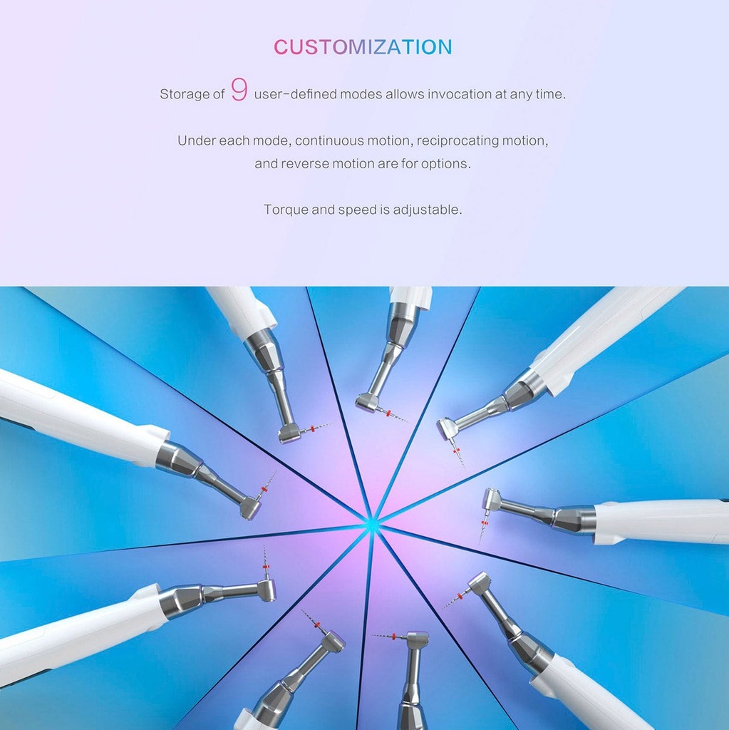 [21705003] Woodpecker E-COM Plus Cordless Endo Motor Handpiece (1 Set)