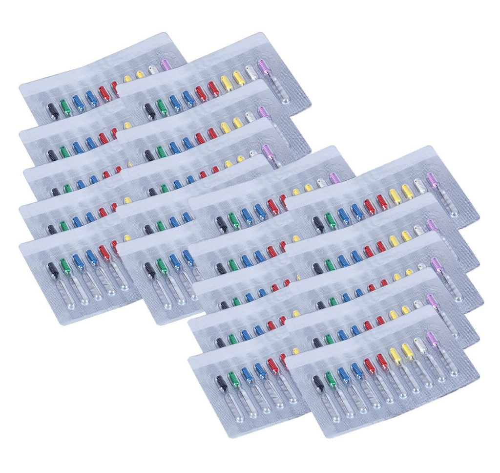 [1420101001] Dental Barbed Broaches Files Stainless Steel 25mm 10/Pk (Hand Stainless Steel / #020-900 25mm / 1 Pack(10 PCS))