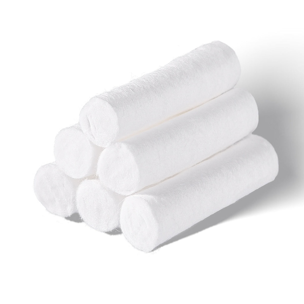 [114001001-2] Niet-steriele, zeer absorberende wattenrolletjes voor tandheelkundig gebruik, 3,8 cm x 1 cm, 1000 stuks per zak. (10 Bags (10000pcs))