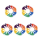 Dental Impression Tray Plastic Autoclavable Teeth Holder 12Pcs