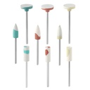 Dental Rubber Diamond Polisher Wheel Disc For Porcelain