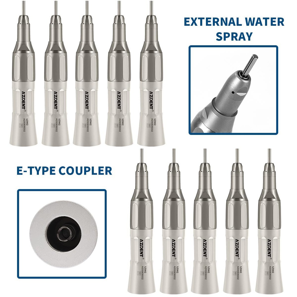 1:1 Low Speed Straight Nose Cone Handpiece With External Water Spray (Straight Nose Cone / 1 Pc)