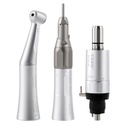 COXO Dental 1:1 Low Speed Handpiece Contra Angle Straight Handpiece Air Motor 4 Holes External