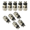 Dental High Speed Handpiece Adapter Converter Stainless Steel 4 Holes to 2 Holes