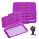 Orthodontic Wax Scented Grape 5 Strips/Box. White Wax Strips