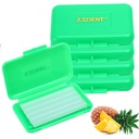 Orthodontic Wax Scented Pineapple 5 Strips/Box. White Wax Strips