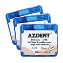 Buccal Tube 2nd Molar Bondable Split Non-Convertible Roth 0.018 20Sets/Bx