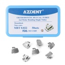 Buccal Tube 2nd Molar Bondable Monoblock Non-Convertible MBT 0.022 Laser Mark 50Sets/Box