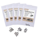 Buccal Tube 2nd Molar Bondable Non-convertible Single Edgewise 0.022 4/Bag