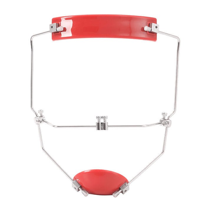 Dental Orthodontic Forward Pull Headgear Face Mask with Double Lever Adjustable (Blue / 1 Set)