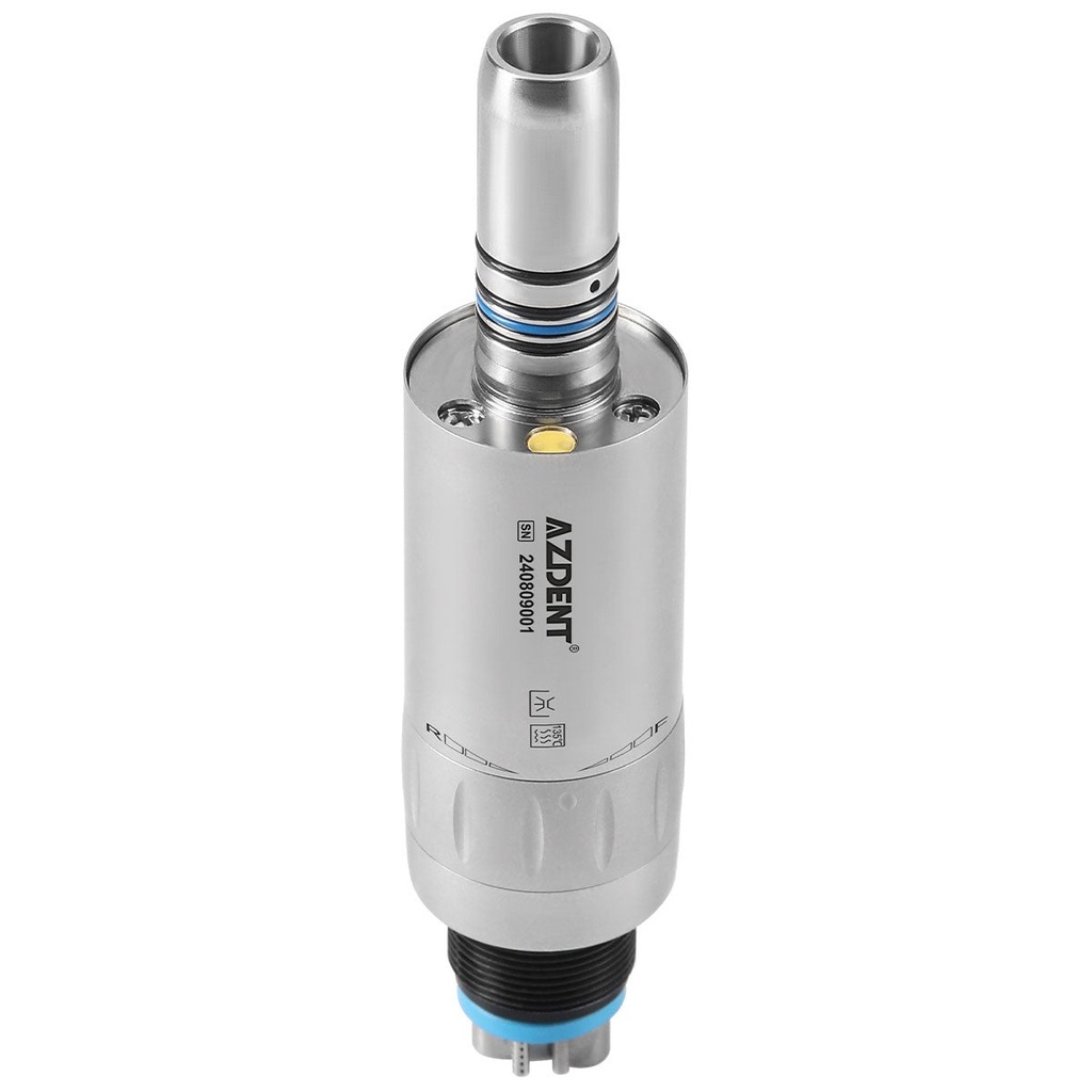 Dental Mini 1:5 Fiber Optic Increasing Electric Contra Angle Handpiece / Mini Fiber Optic Air Motor 6 Hole (Air Motor / 1 Pc)