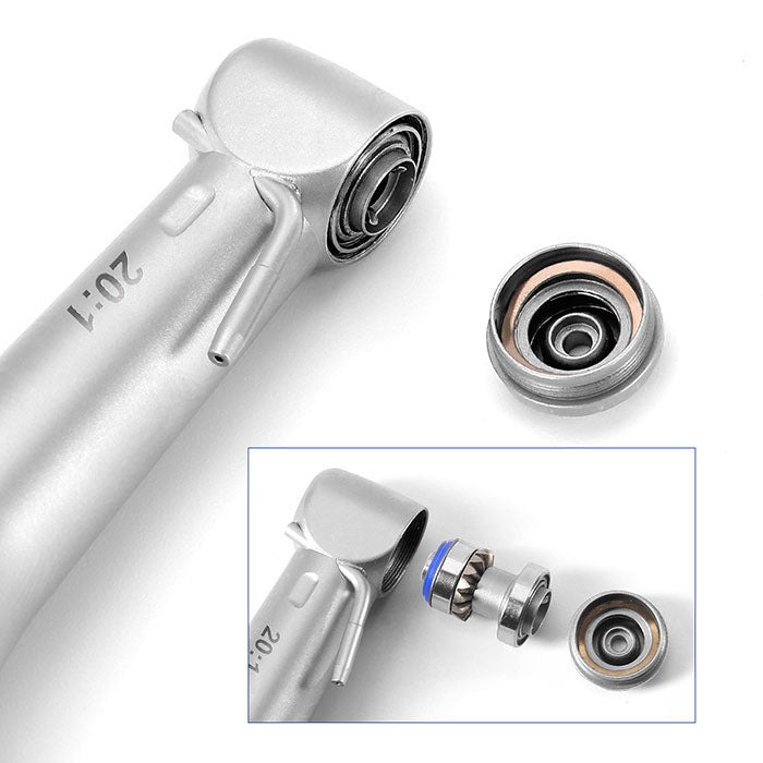 Dental Implant Reduction 20:1 Low Speed Contra Angle Handpiece Push Button (Implant Handpieces / 1 Pc)