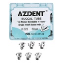 Buccal Tube 1st Molar Bondable Split Non-Convertible Roth 0.022 50Sets/Bx (UR UL LL & LR)