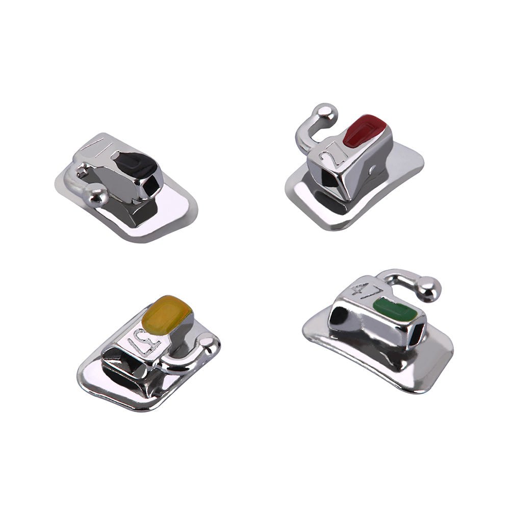 Buccal Tube 2nd Molar Bondable Non-Conv Full Size Assorted Quadrants(UR UL LL & LR) 4/Bag