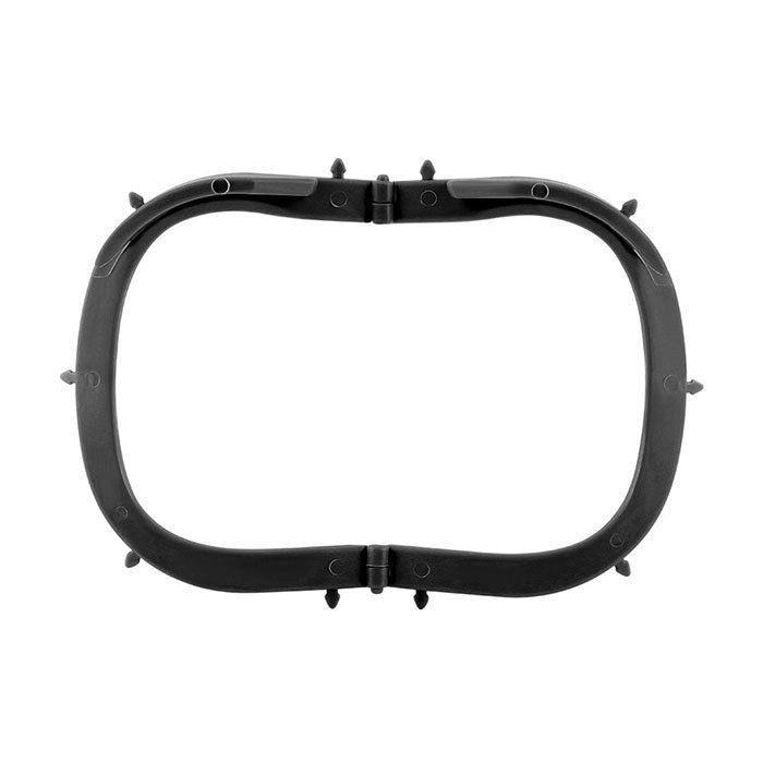 Cadre dentaire pliable en plastique et caoutchouc, porte-dalles autoclavable, 1 pièce/paquet (Black / 1 Pack)