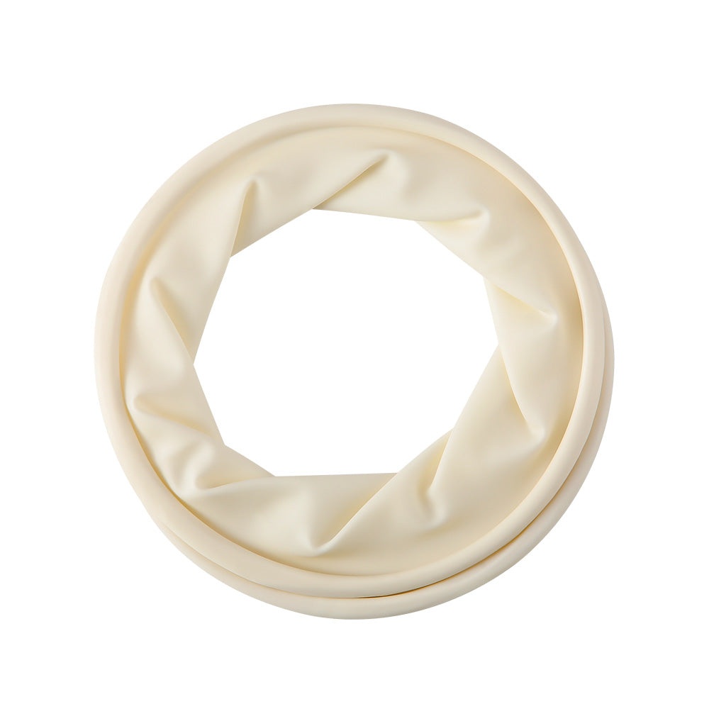 Dental Disposable Rubber Sterile Mouth Opener O Shape Lip Retractor White (10 Pcs)