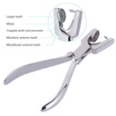 Dental Rubber Dam Perforator Puncher Teeth Care Pliers Material With Storage Bag