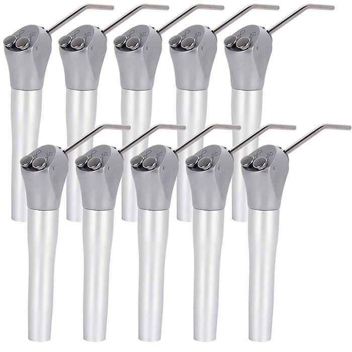 Dental 3-Way Syringe Air Water Spray with 2 Tips Tube Nozzles (3-Way Syringe Air Water Spray / 1 Pack)
