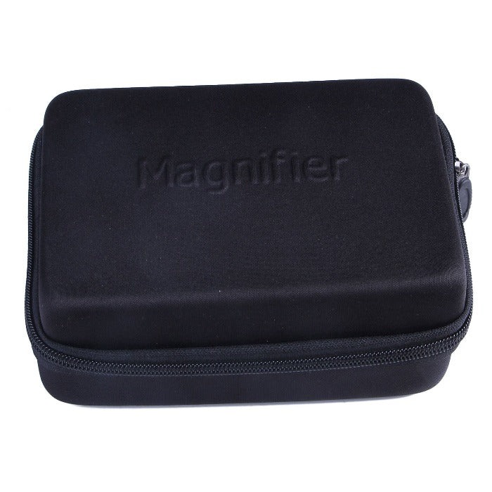 Dental Loupe Surgical Medical Binocular Magnifier 3.5X420mm Stool Red (1 Pc)