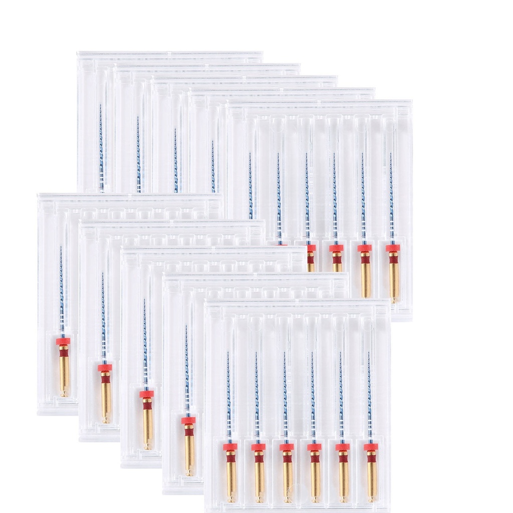 Rotary Files Nickel Titanium Alloy Engine Use 25mm #25/04 6pcs/Pack (Rotary NiTi / #25/04 25mm / 1 Pack(6 PCS))