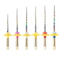 Dental Engine Rotary Super Files Rainbow NiTi Thermal Activation Files 25mm 6pcs/Pack