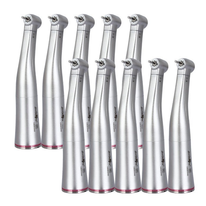 Dental 1:5 Increasing Electric Contra Angle Handpiece Internal Four Way Spray Push Button