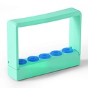Dental Ultrasonic Scaler Tips Holder 5 Holes Disinfection Storage Case