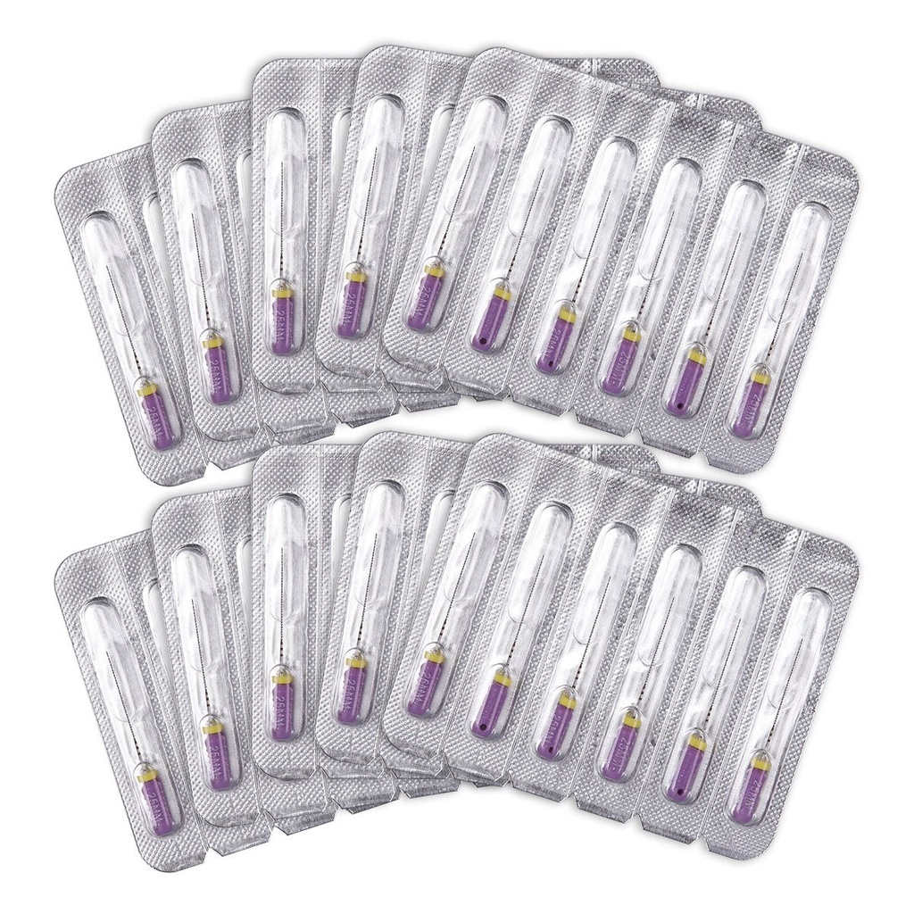Dental C Files Hand Use Stainless Steel 25mm #10 6pcs/Pack (Hand Stainless Steel / #10 / 1 Pack)