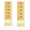 Dental Hand K-Files Stainless Steel 25mm #20 Yellow 6pcs/Box