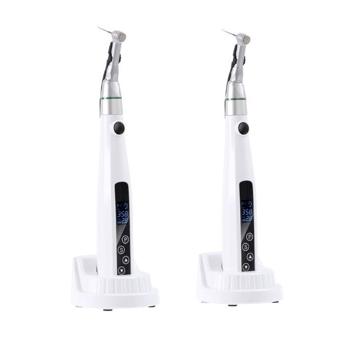 Dental Wireless Endo Motor with LED Light 360° Rotatable 10 Working Procedure With Reciprocation Function (EU Plug / 1 Pc)