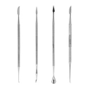 Dental Stainless Steel Cement Spatula Scraper Instruments Double Ended