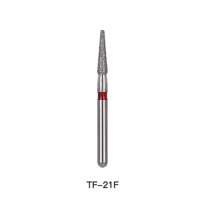 Diamond Bur TF Series Full Size Flat Cone 5pcs/Pack (Flat Cone / TF-11 / 10 Packs)