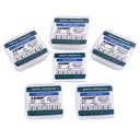 NiTi Rotary Engine Files 25mm Assorted SX-F3 6pcs/Pk