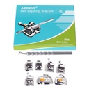 Dental Metal Self Ligating Brackets Mini Roth .022 Hooks on 345 with Buccal Tube 28pcs/Kit