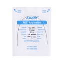 Dental Copper Cu-NiTi Arch Wire Round 35˚ Super Elastic With Stops Preformed Full Sizes 1pc/Pack