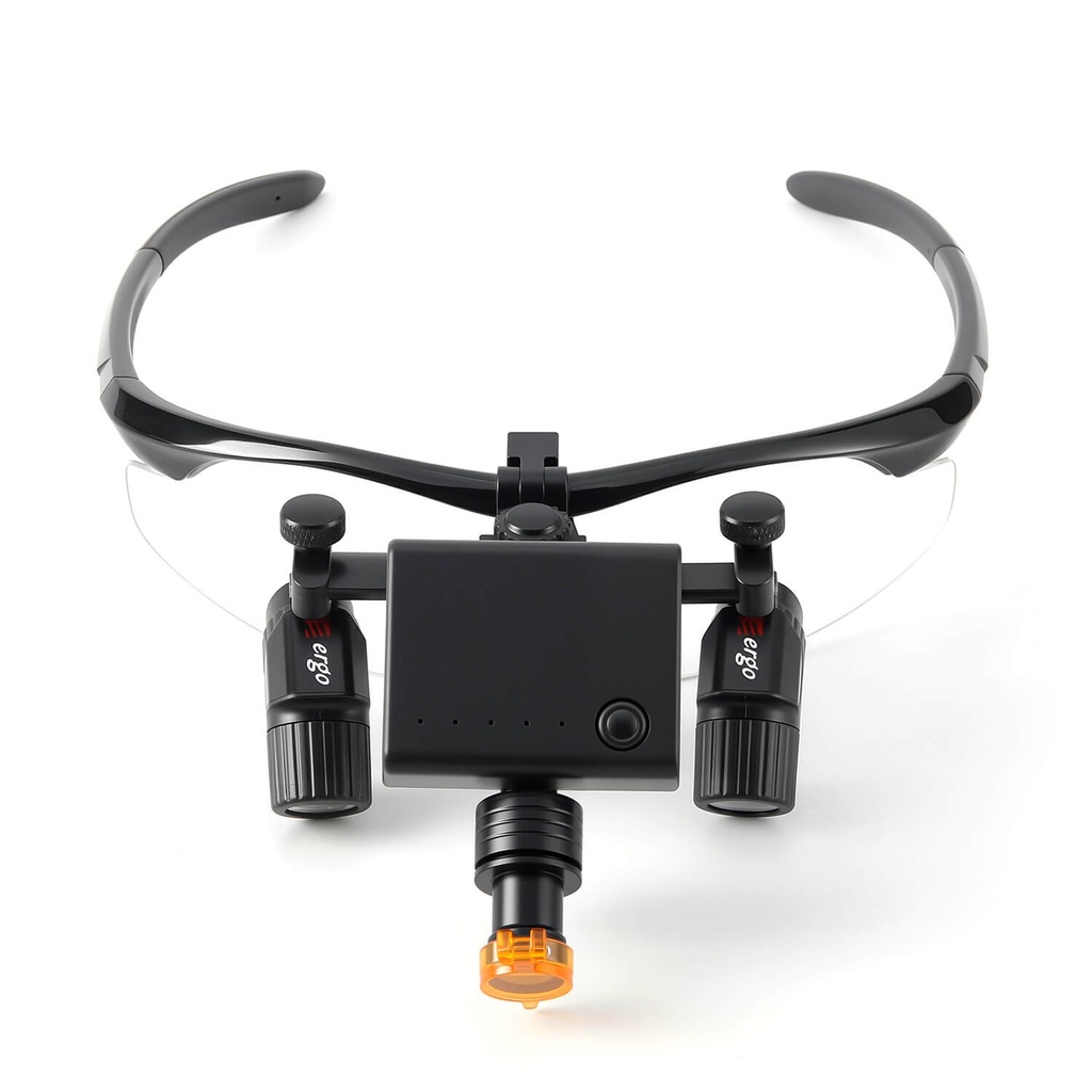 Dental Magnification Medical Surgical Binocular Loupes 3.0X-6.0X with LED Head Light (3.0X Binocular Loupes+LED Headlight)