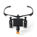 Dental Magnification Medical Surgical Binocular Loupes 3.0X-6.0X with LED Head Light