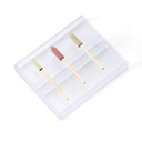 Dental Zirconia Grinding and Polishing Kit Ceramic/ Rubber Diamond Polishers HP 2.35mm 3pcs/Box