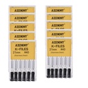 Dental Hand K-Files Stainless Steel Root Canal 21mm #40 6pcs/Box