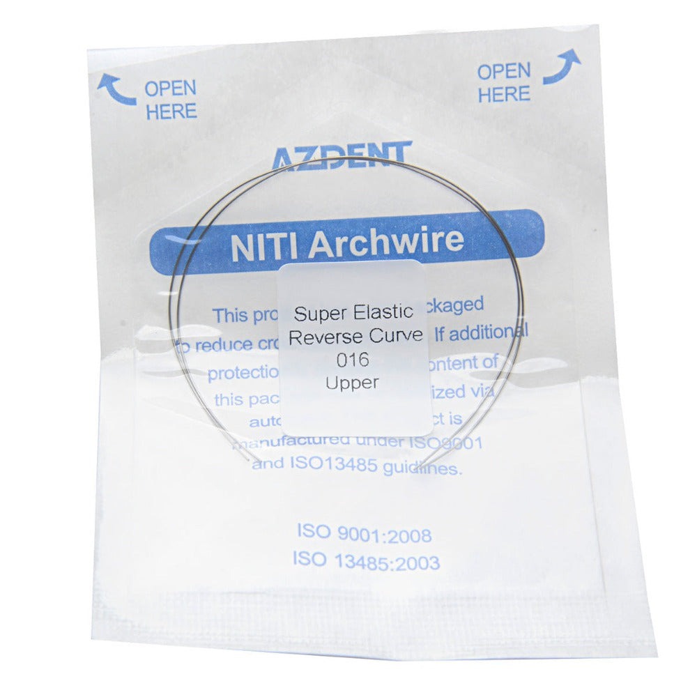 Archwire NiTi Reverse Curve Round 0.016 Upper 2pcs/Pack