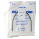 Archwire Stainless Steel Oval Form Round 0.014 Upper 10pcs/Pack