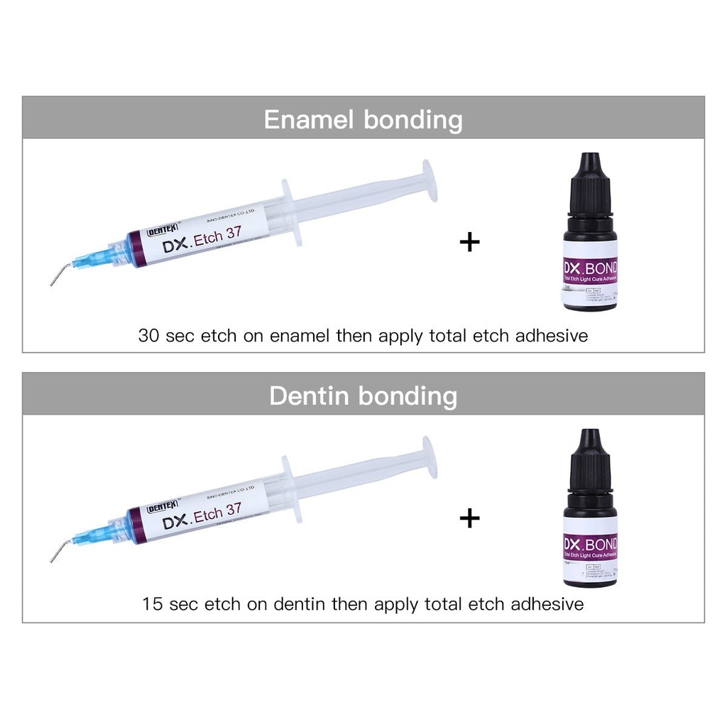 Dental Light Cure Dentin Bonding Adhesive for Enamel Resin 5ml/Bottle (1 Bottle)