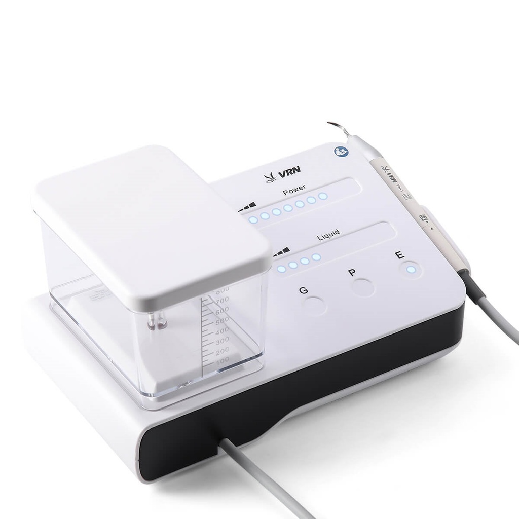 Dental VRN-DA20 LED Ultrasonic Piezo Scaler Handpiece with Water Bottles 7 Tips (EU Plug)