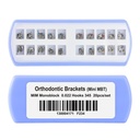 Dental Metal Monoblock Brackets Mesh Base Mini Roth/MBT 0.022" 345 Hooks 20pcs/Set
